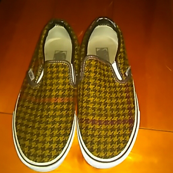 vans espresso slip ons